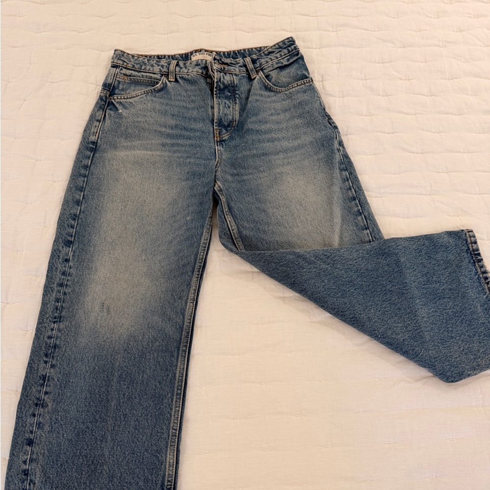 We The Free Distressed Blue Jeans